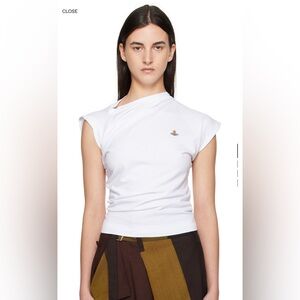 $240 Vivienne Westwood white hebo tshirt, S